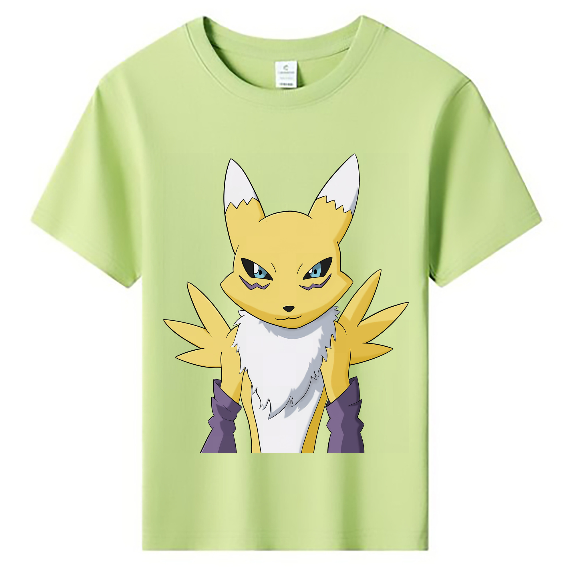 （画像用） Digimon デジタルモンスター/デジモン 綿100％キッズTシャツ（フロントプリント）